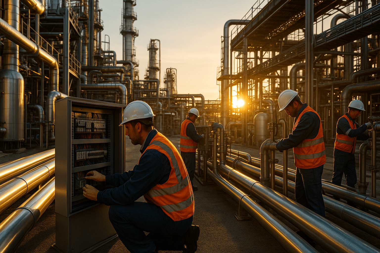 Industrial services background